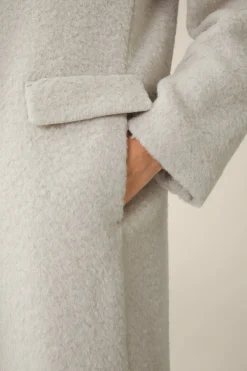 Alpaka-Wollmix-Eggshape-Mantel In