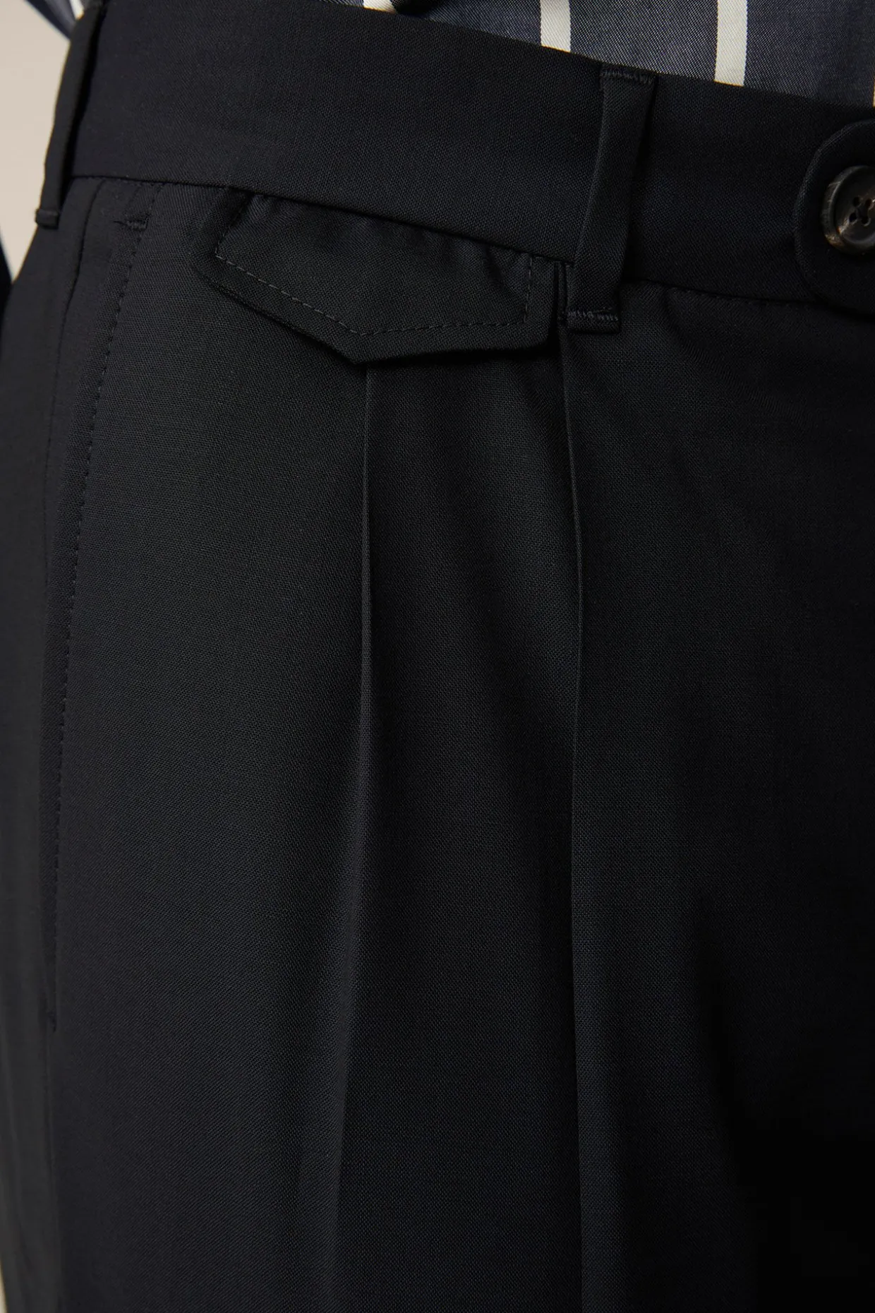 Baukasten-Hose Serpo Mit Bundfalte Und Umschlag In