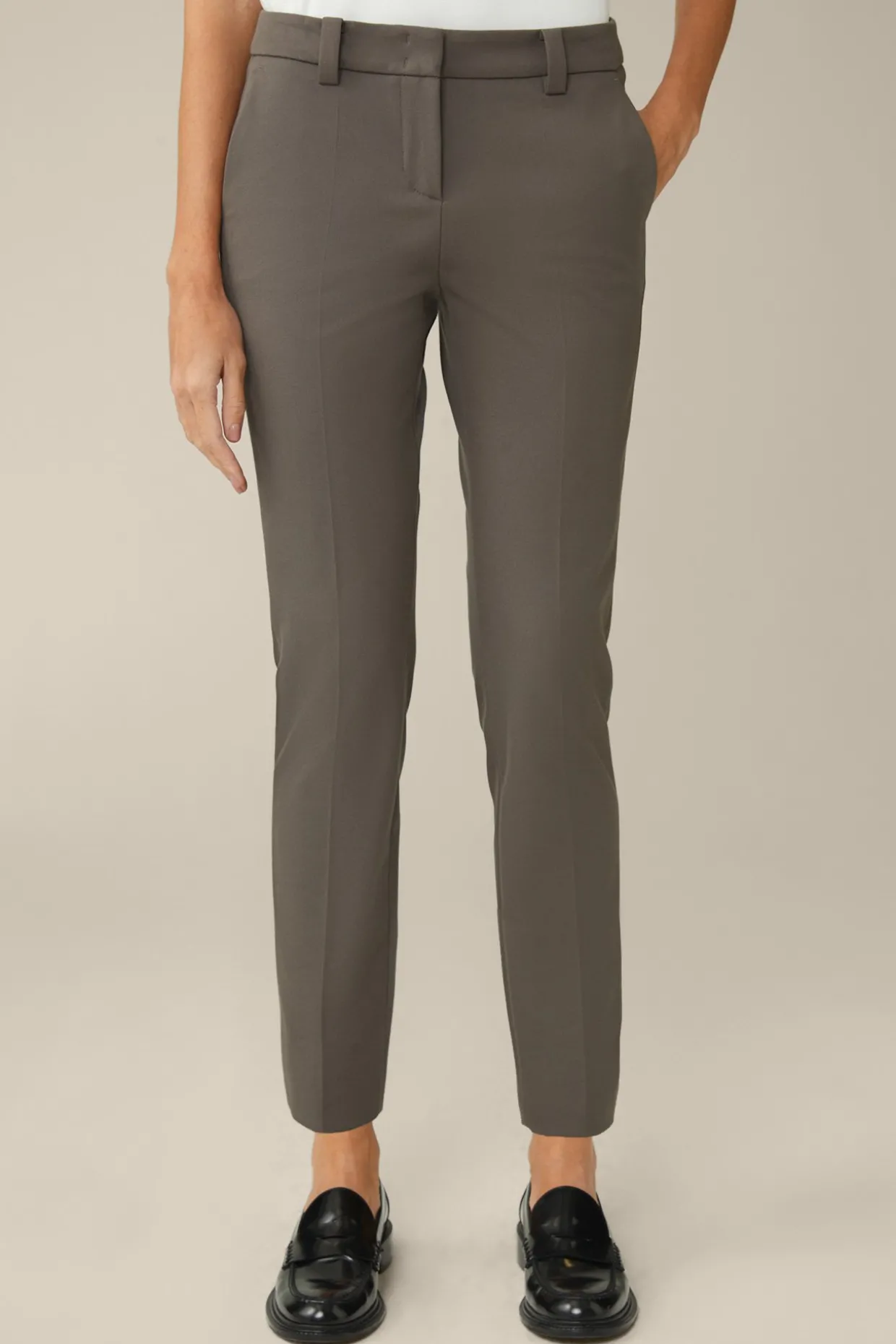 Baumwoll-Bi-Stretch-Chino In