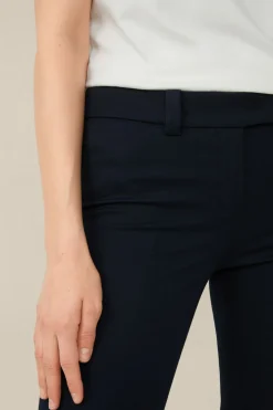 Baumwoll-Bi-Stretch-Chino Mit Umschlag In