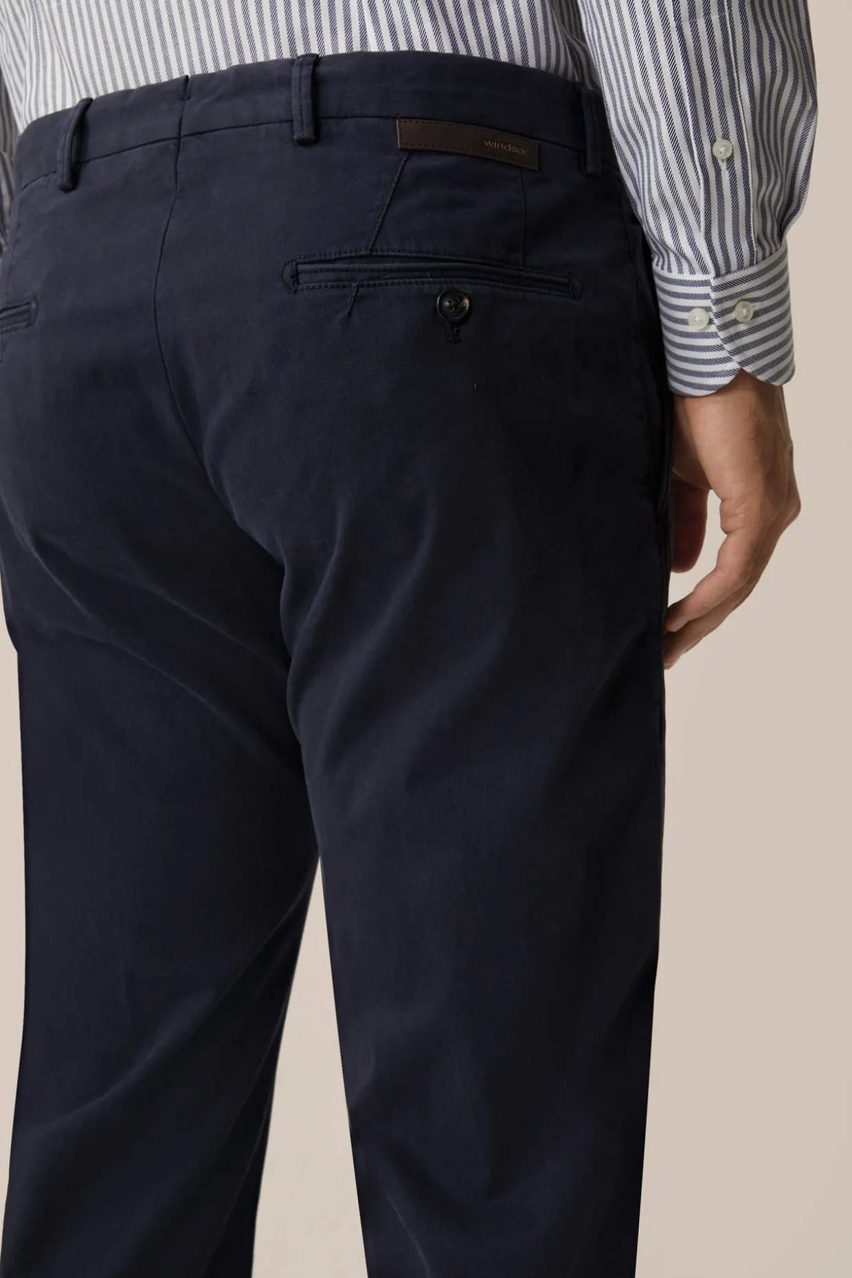 Baumwoll-Chino Cino In Navy