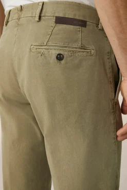 Baumwoll-Chino Cino Mit Struktur In