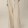 Baumwoll-Gabardine-Marlene-Hose In