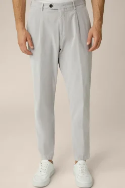 Baumwoll-Hose Flero Mit Bundfalte In