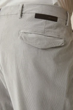 Baumwoll-Hose Flero Mit Bundfalte In