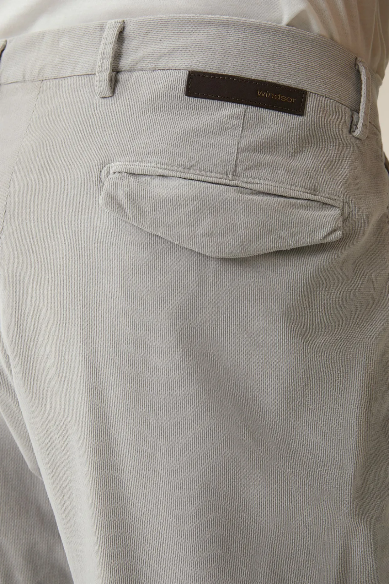 Baumwoll-Hose Flero Mit Bundfalte In