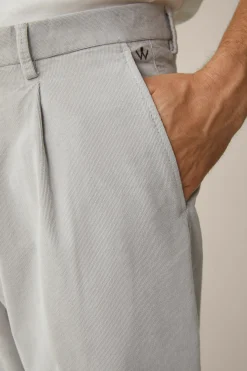 Baumwoll-Hose Flero Mit Bundfalte In