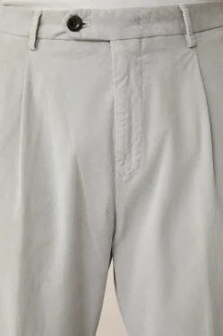 Baumwoll-Hose Flero Mit Bundfalte In
