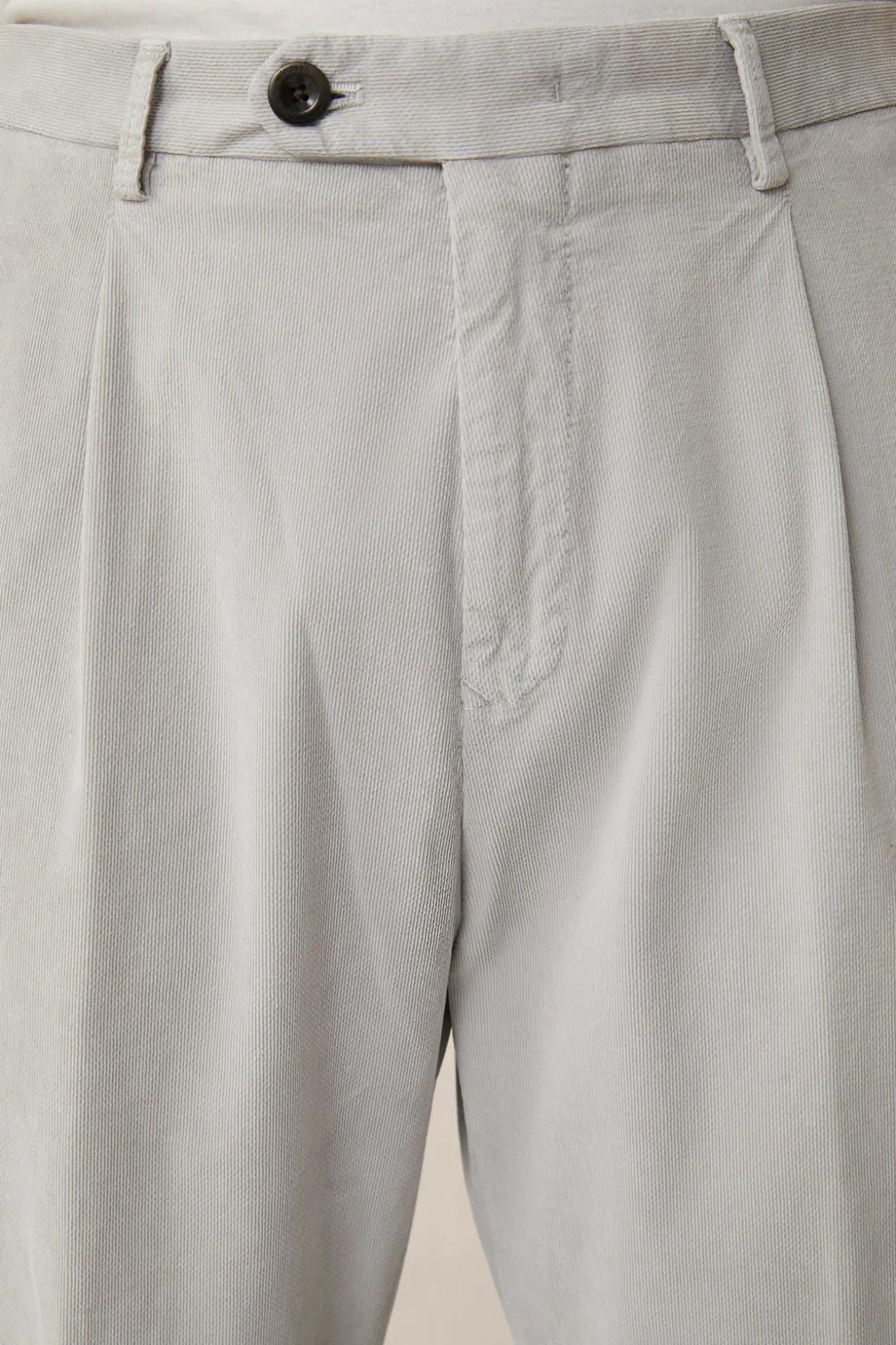 Baumwoll-Hose Flero Mit Bundfalte In