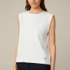Baumwoll-Interlock-Shirt Ohne Arm In
