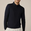 Baumwoll-Langarm-Poloshirt Frido In