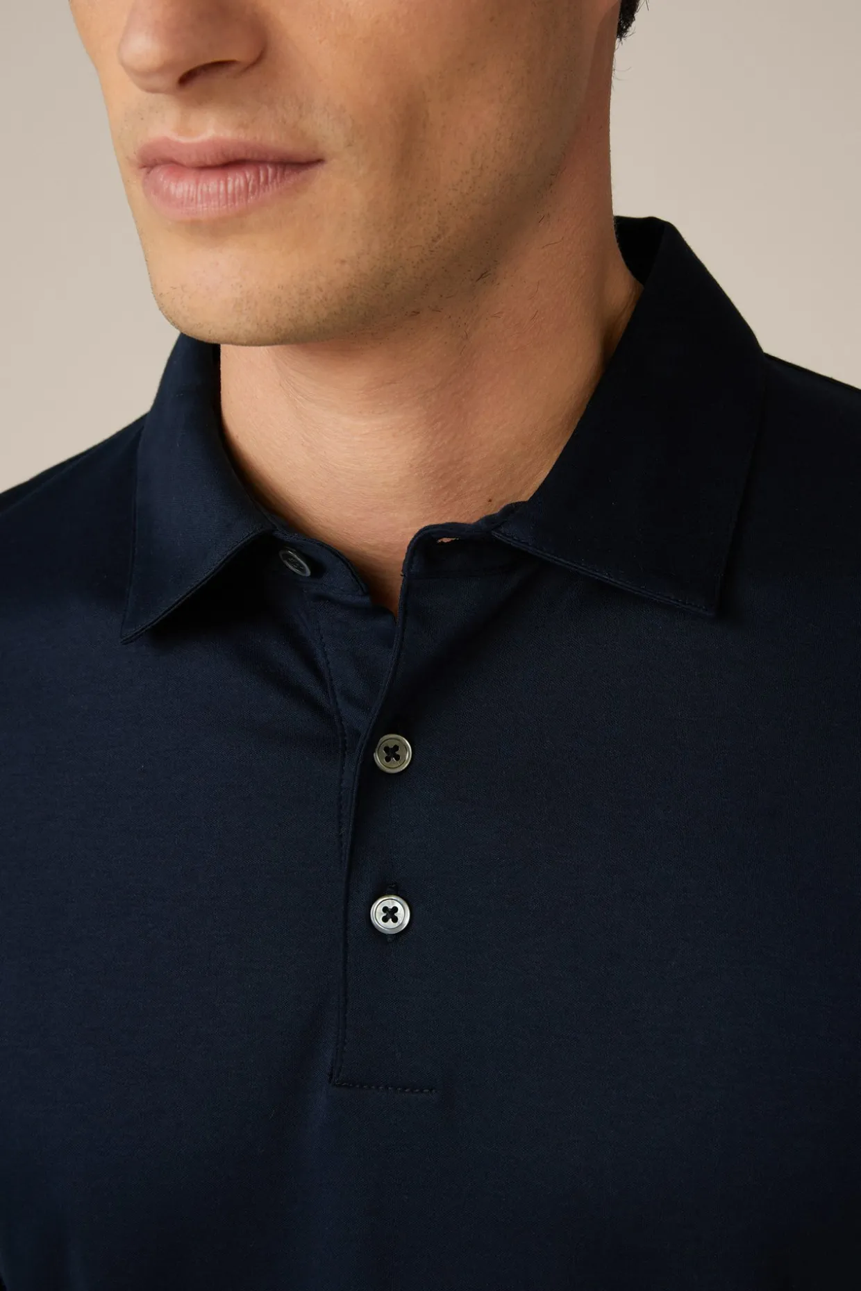 Baumwoll-Langarmshirt In