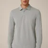 Baumwoll-Langarmshirt Patrizio In Meliert