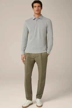 Baumwoll-Langarmshirt Patrizio In Meliert
