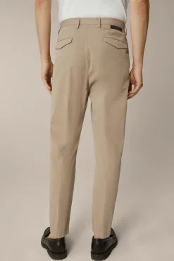 Baumwollmix-Hose Flero Mit Bundfalte In