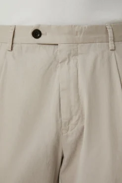 Baumwollmix-Hose Flero Mit Bundfalte In