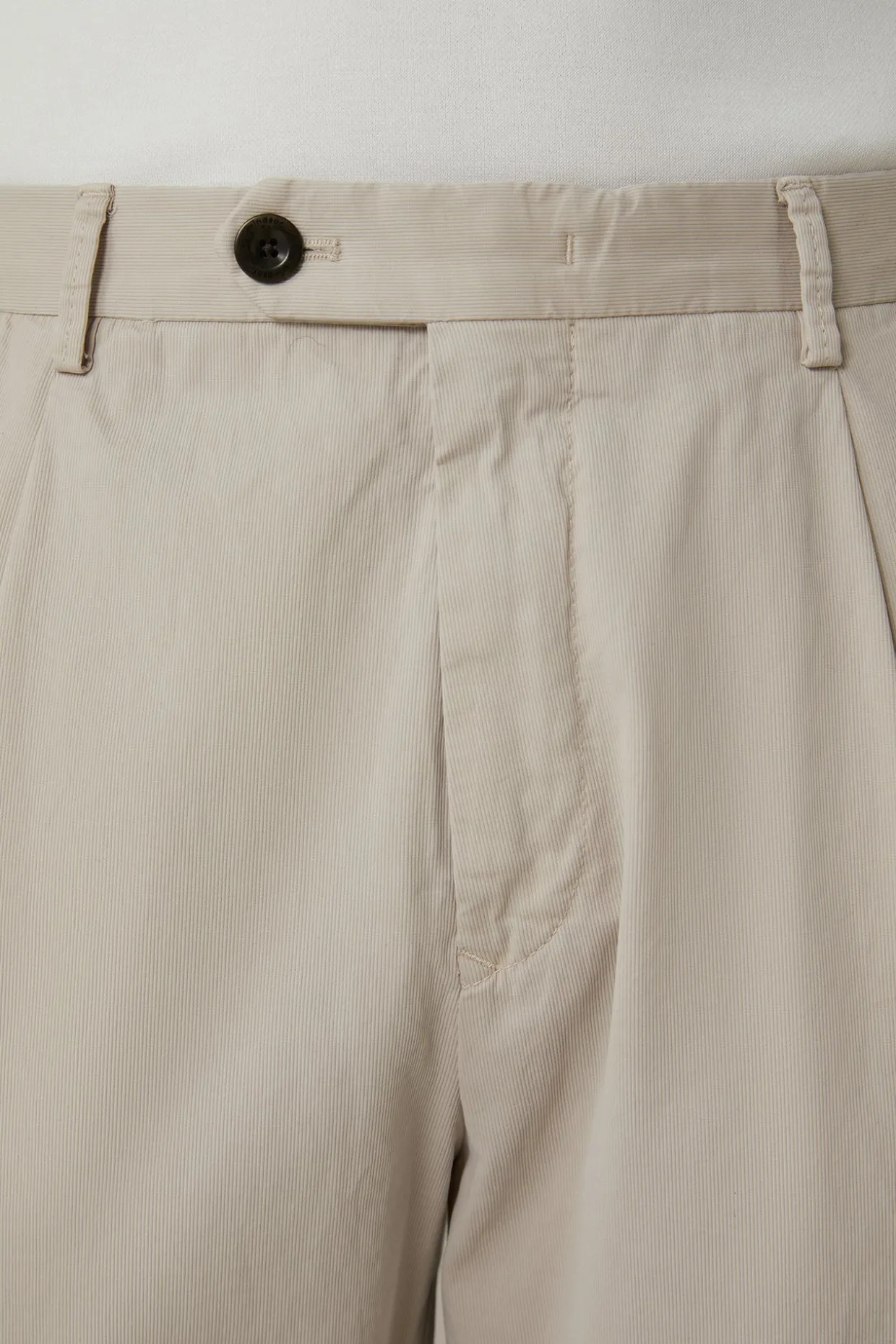Baumwollmix-Hose Flero Mit Bundfalte In