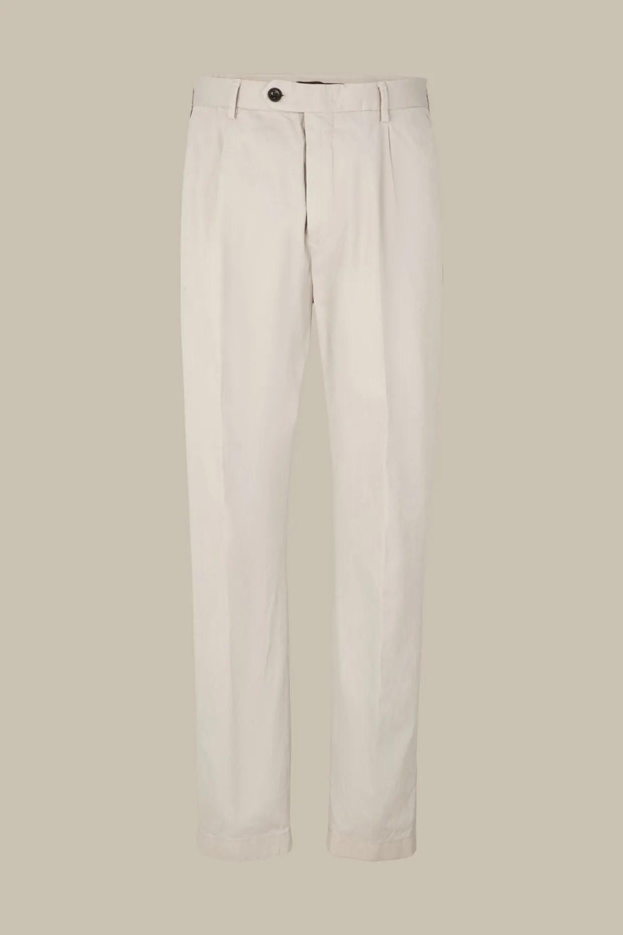 Baumwollmix-Hose Flero Mit Bundfalte In