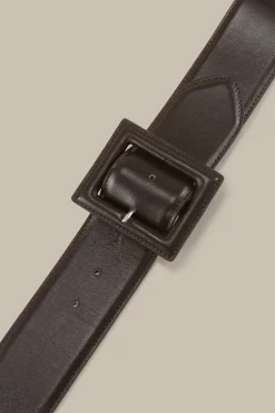 Breiter Gürtel Aus Nappaleder In