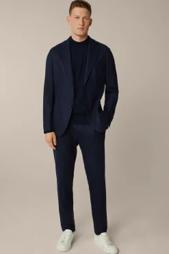 Cashmere-Baukasten-Hose Floro Mit Bundfalte In