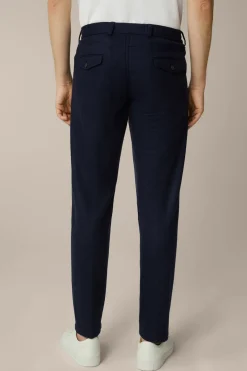 Cashmere-Baukasten-Hose Floro Mit Bundfalte In