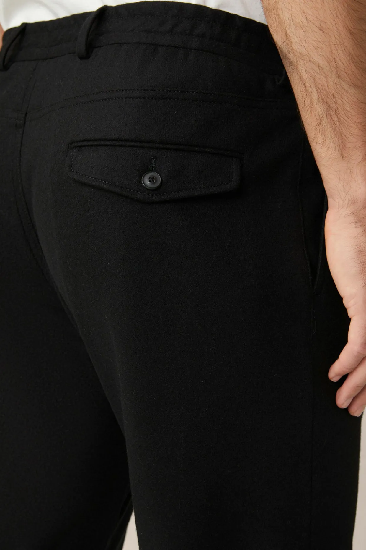 Cashmere-Baukasten-Hose Floro Mit Bundfalte In
