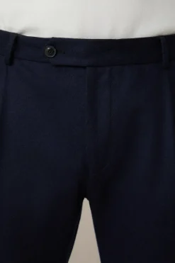 Cashmere-Baukasten-Hose Floro Mit Bundfalte In