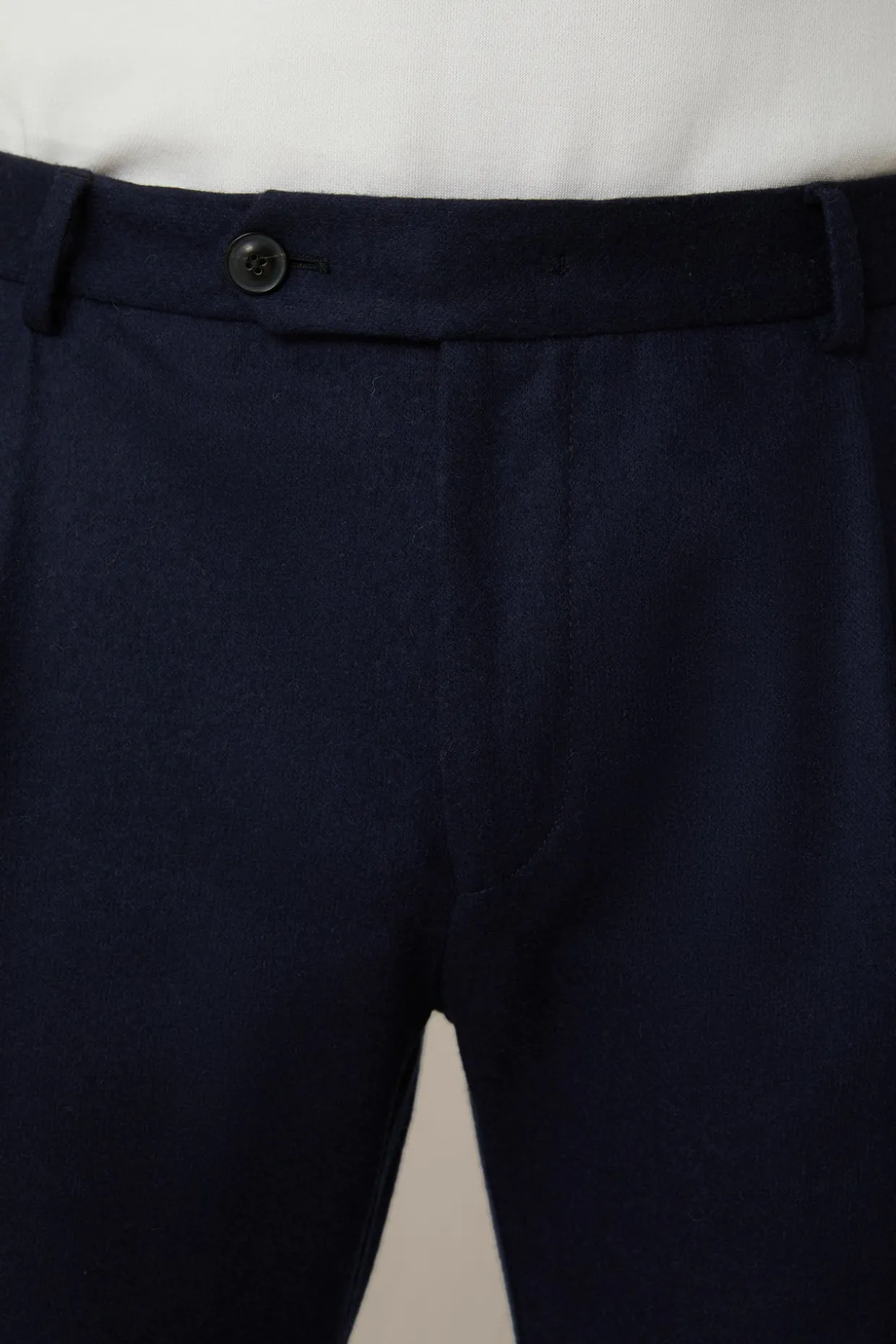 Cashmere-Baukasten-Hose Floro Mit Bundfalte In