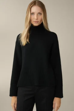 Cashmere-Rollkragen-Pullover In