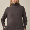 Cashmere-Rollkragen-Pullover In