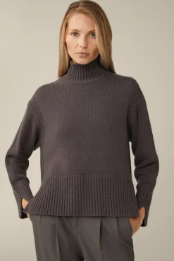 Cashmere-Rollkragen-Pullover In