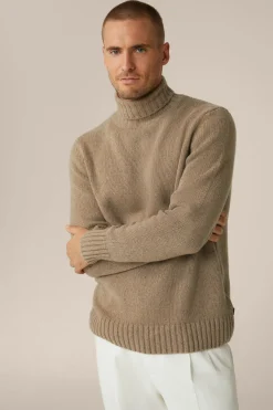 Cashmere-Rollkragen-Pullover Ecosio In