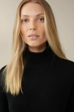 Cashmere-Rollkragen-Pullover In