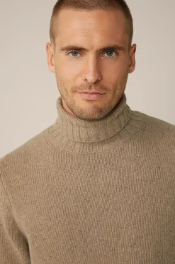 Cashmere-Rollkragen-Pullover Ecosio In