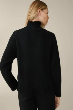 Cashmere-Rollkragen-Pullover In