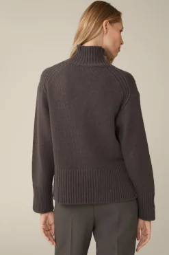 Cashmere-Rollkragen-Pullover In