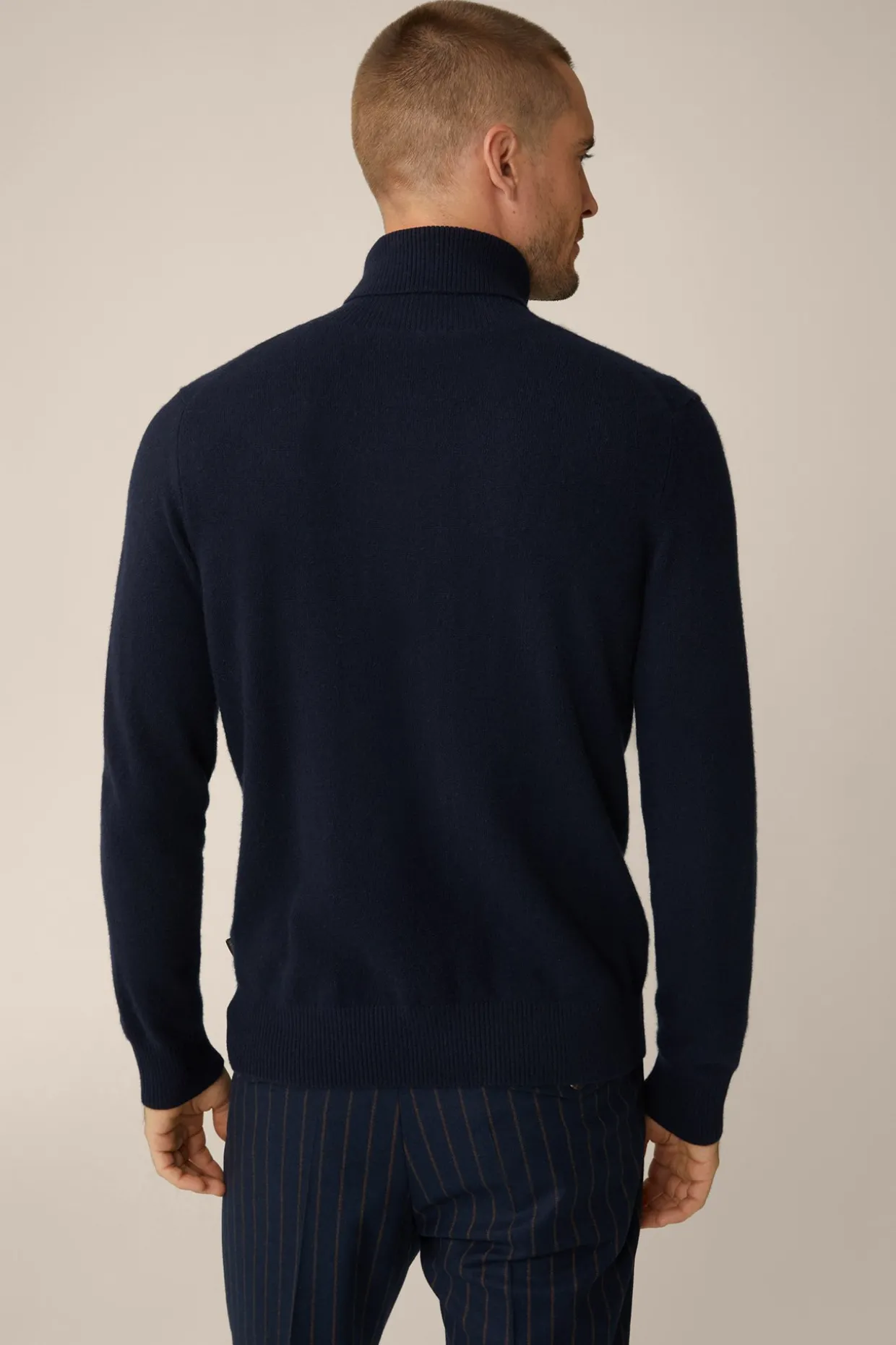 Cashmere-Rollkragen-Pullover Cashmono In