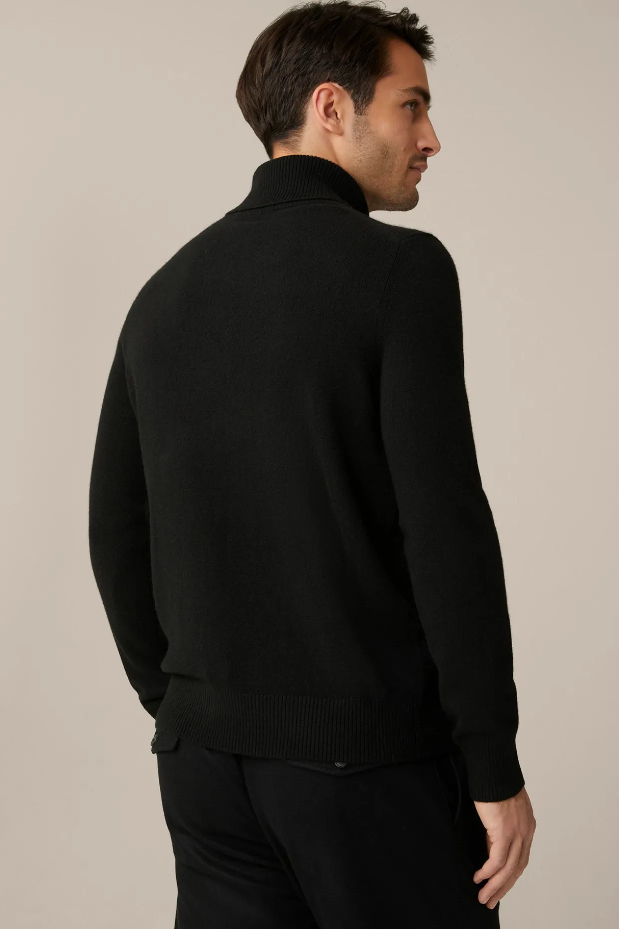 Cashmere-Rollkragen-Pullover Cashmono In