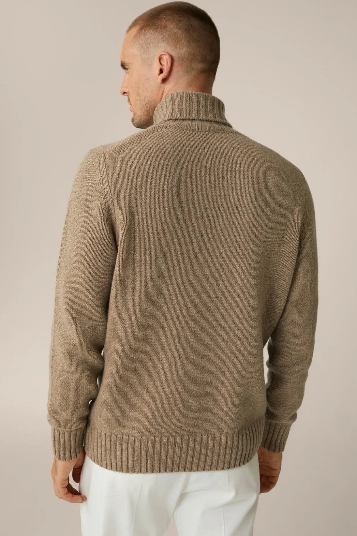 Cashmere-Rollkragen-Pullover Ecosio In