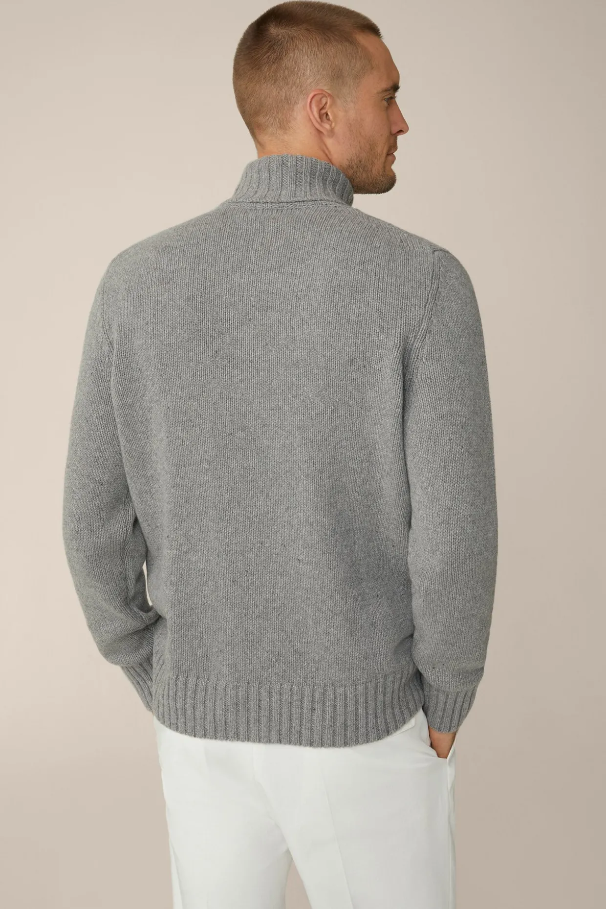 Cashmere-Rollkragen-Pullover Ecosio In