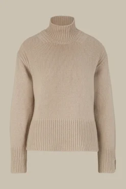 Cashmere-Rollkragen-Pullover In