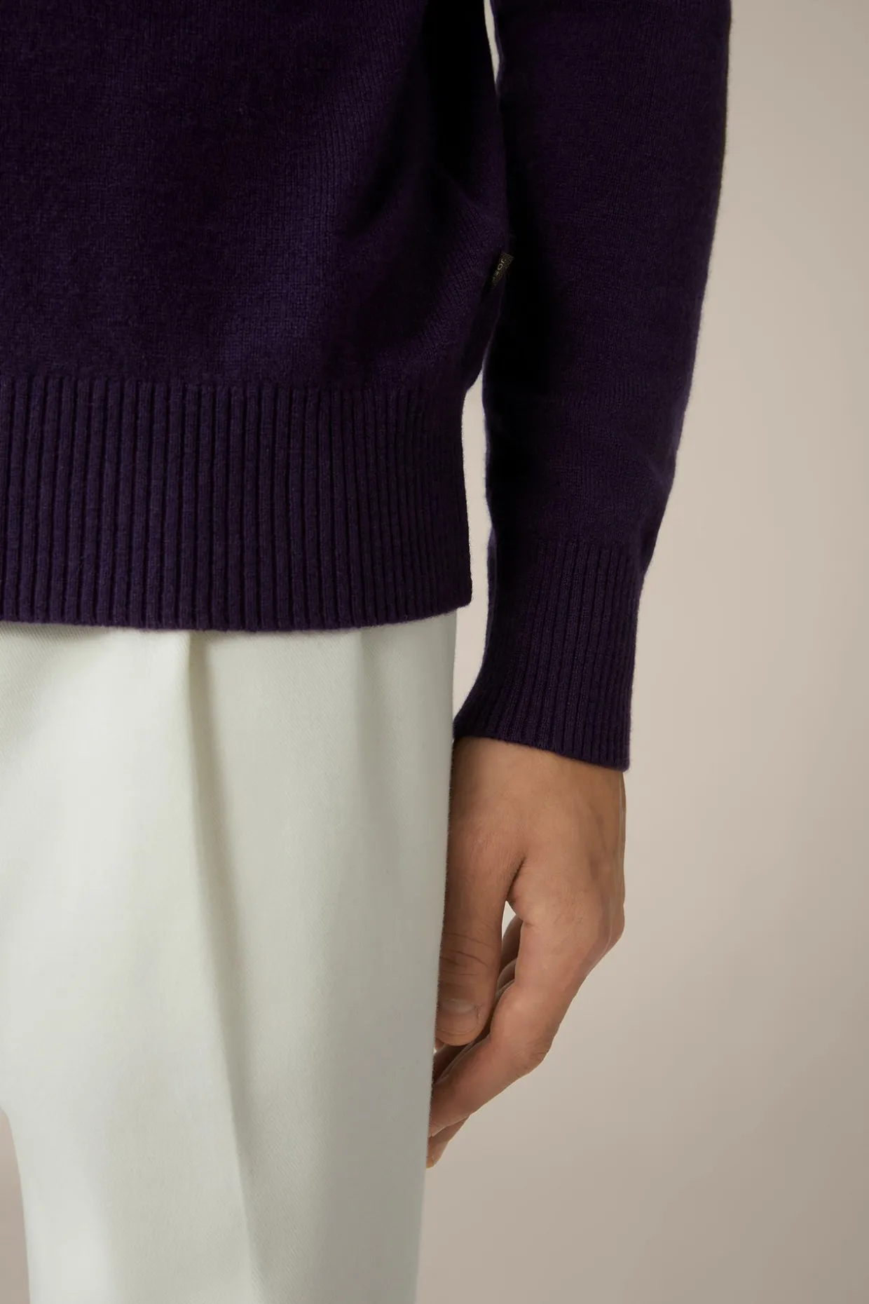 Cashmere-Rollkragen-Pullover Cashmono In