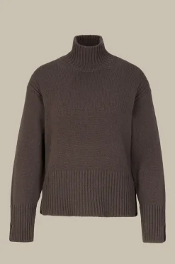 Cashmere-Rollkragen-Pullover In