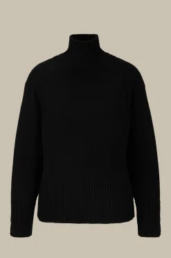 Cashmere-Rollkragen-Pullover In