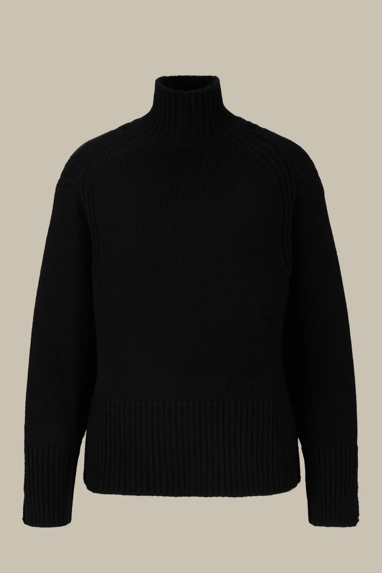 Cashmere-Rollkragen-Pullover In