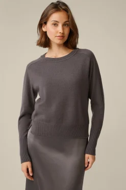 Cashmere-Rundhals-Pullover In