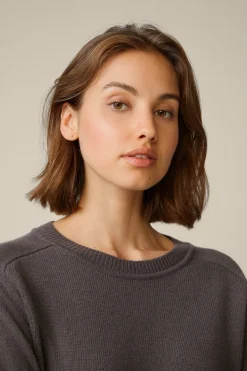 Cashmere-Rundhals-Pullover In