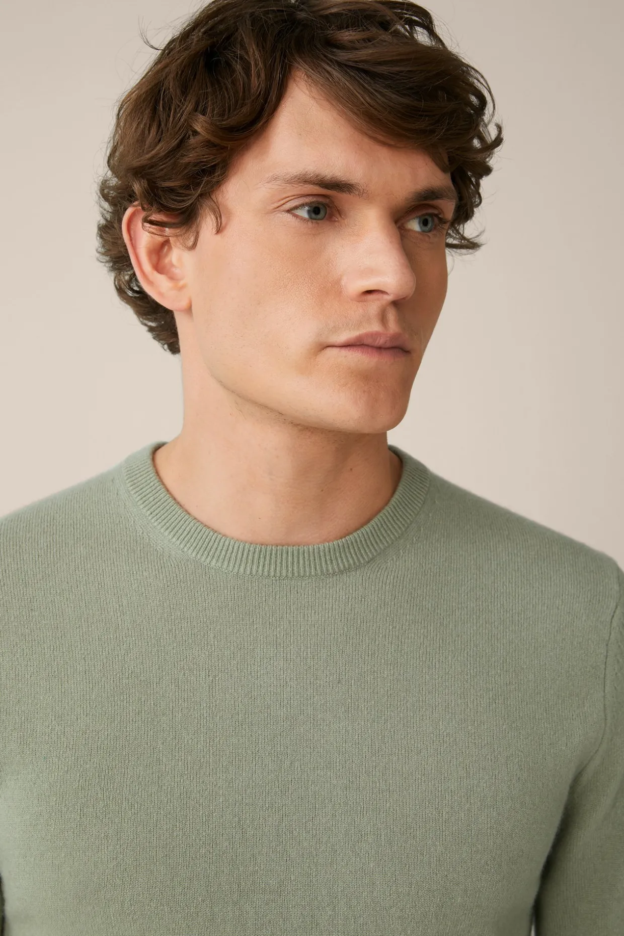 Cashmere-Rundhals-Pullover Cashmono In