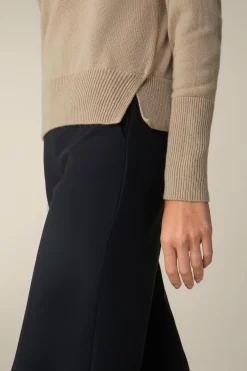 Cashmere-Rundhals-Pullover In