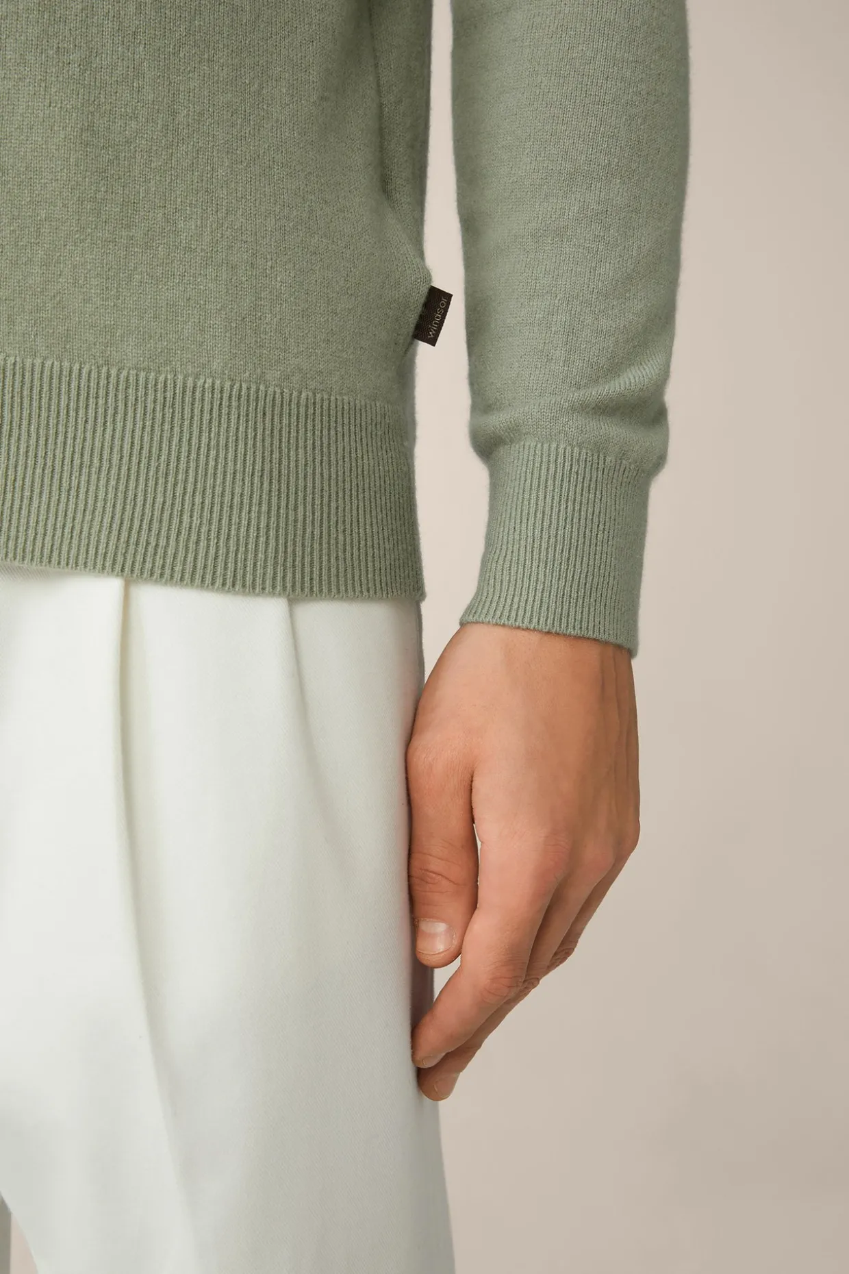 Cashmere-Rundhals-Pullover Cashmono In